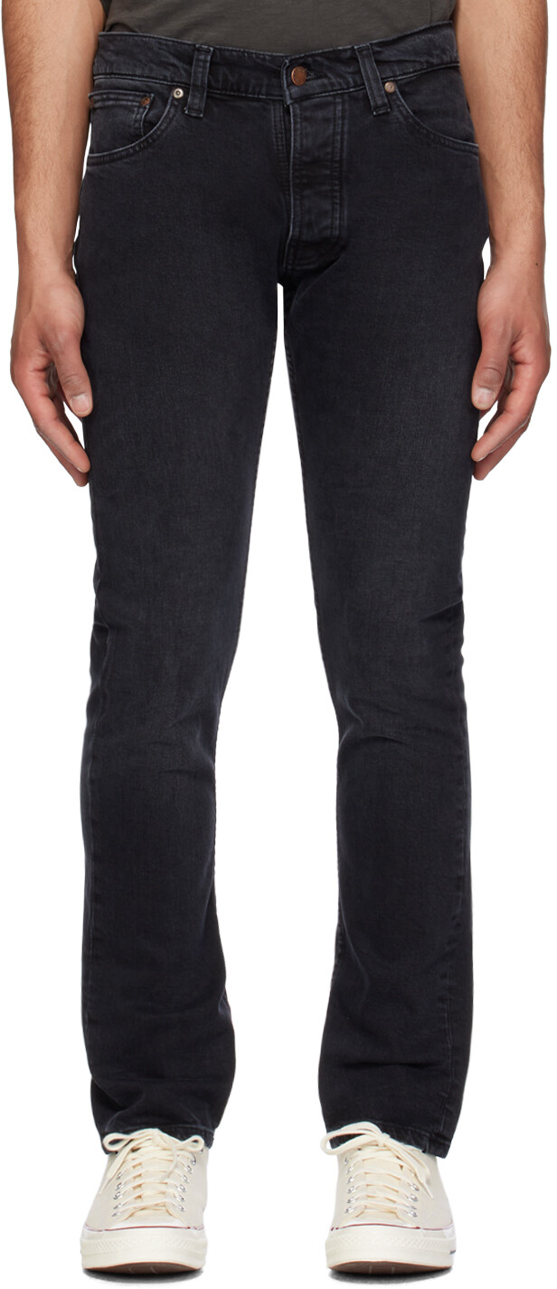 

Черные джинсы Grim Tim Nudie Jeans