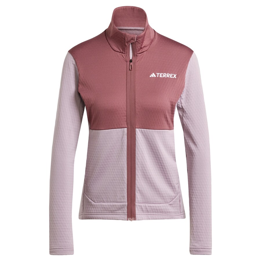 

Спортивная флисовая куртка ADIDAS TERREX, цвет Pastel purple