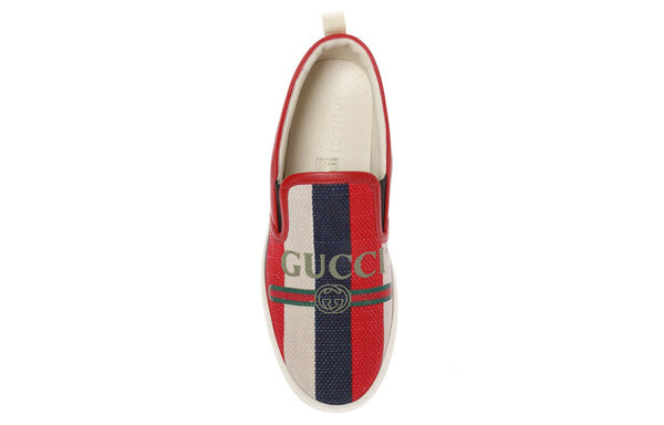 Кроссовки cruise slip-on 'stripes' Gucci, красный — фото 4