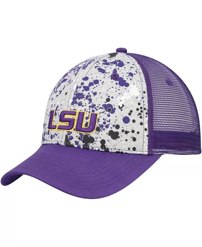

Мужская серо-фиолетовая кепка LSU Tigers Love Fern Trucker Snapback Colosseum