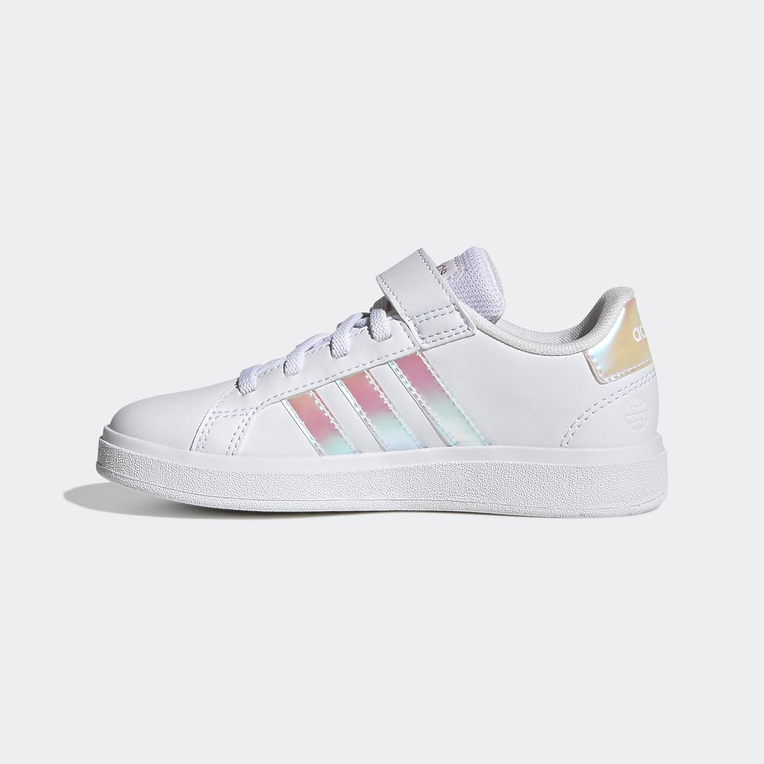 Кроссовки Adidas Kids' Grand Court 2.0, белый — фото 3