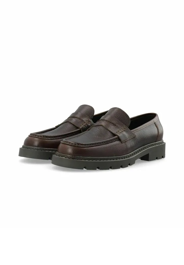 Лоферы penny loafer biajeff без шнурков Bianco, Brown — фото 2
