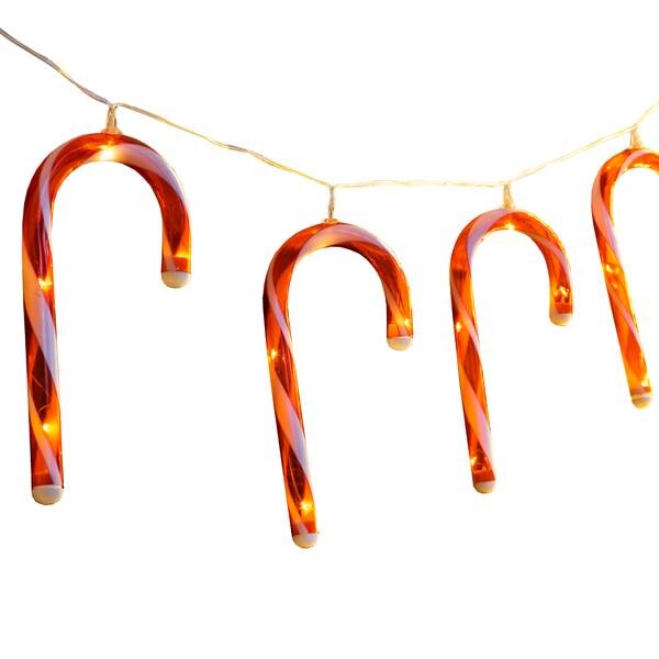 

Гирлянда Meinposten 10 Zuckerstangen LED, белый