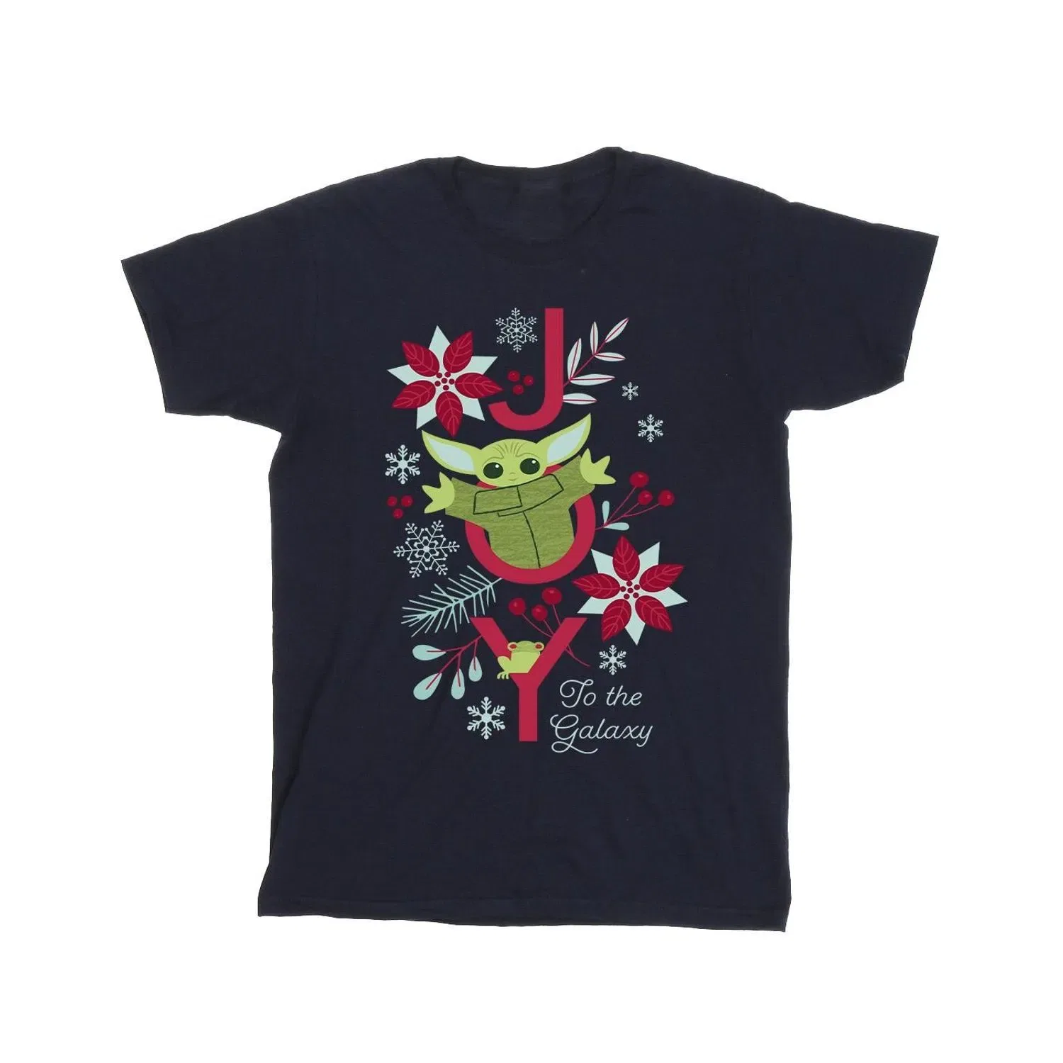 Футболка Baby Yoda Star Wars, темно-синий