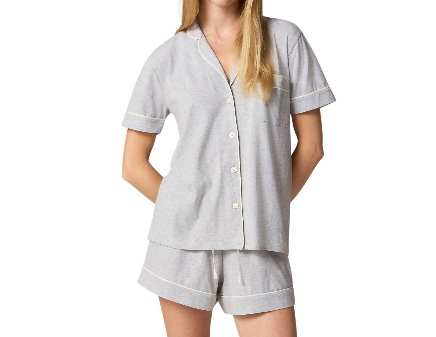 

Верх пижамы Dreamy Cotton в цвете Heather Grey J.Crew