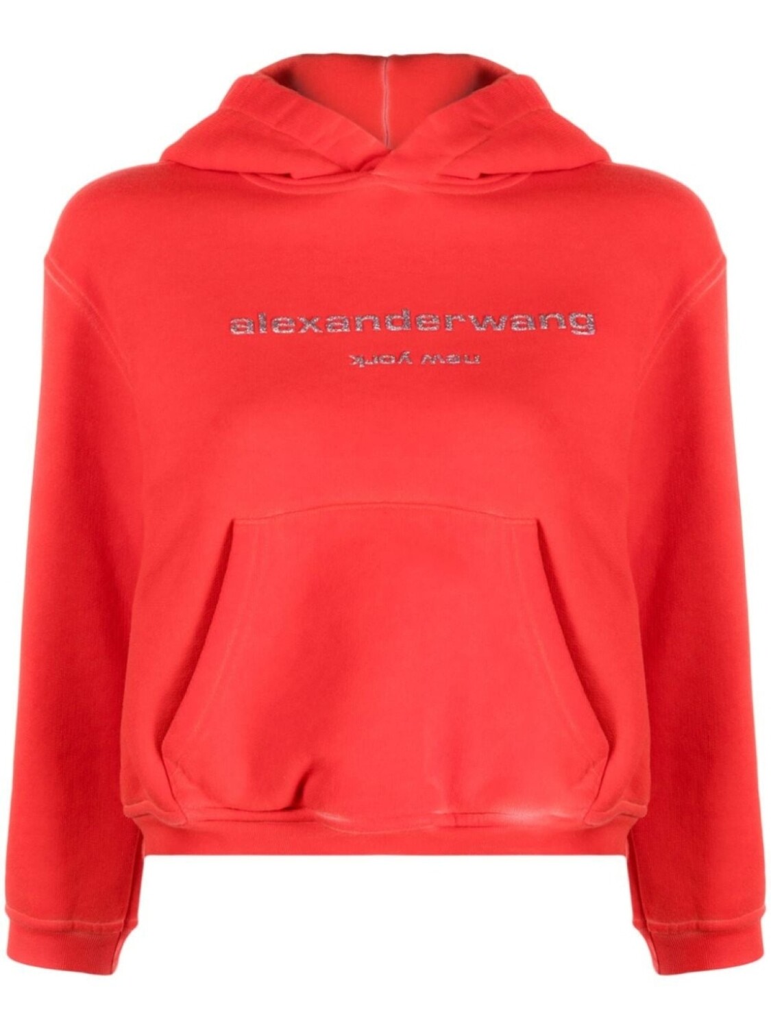 

Alexander Wang худи с логотипом, красный