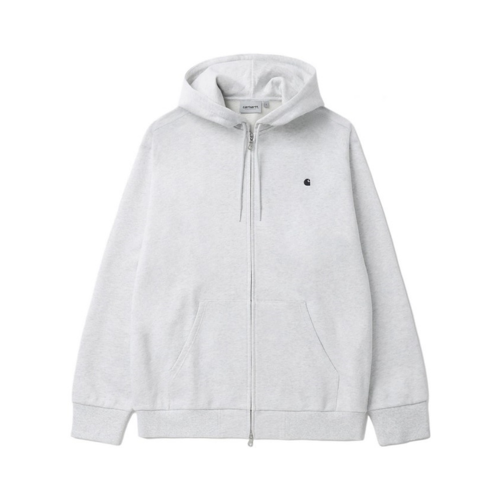 

Carhartt Wip Мужская толстовка серая с капюшоном, размер средний/стандартный