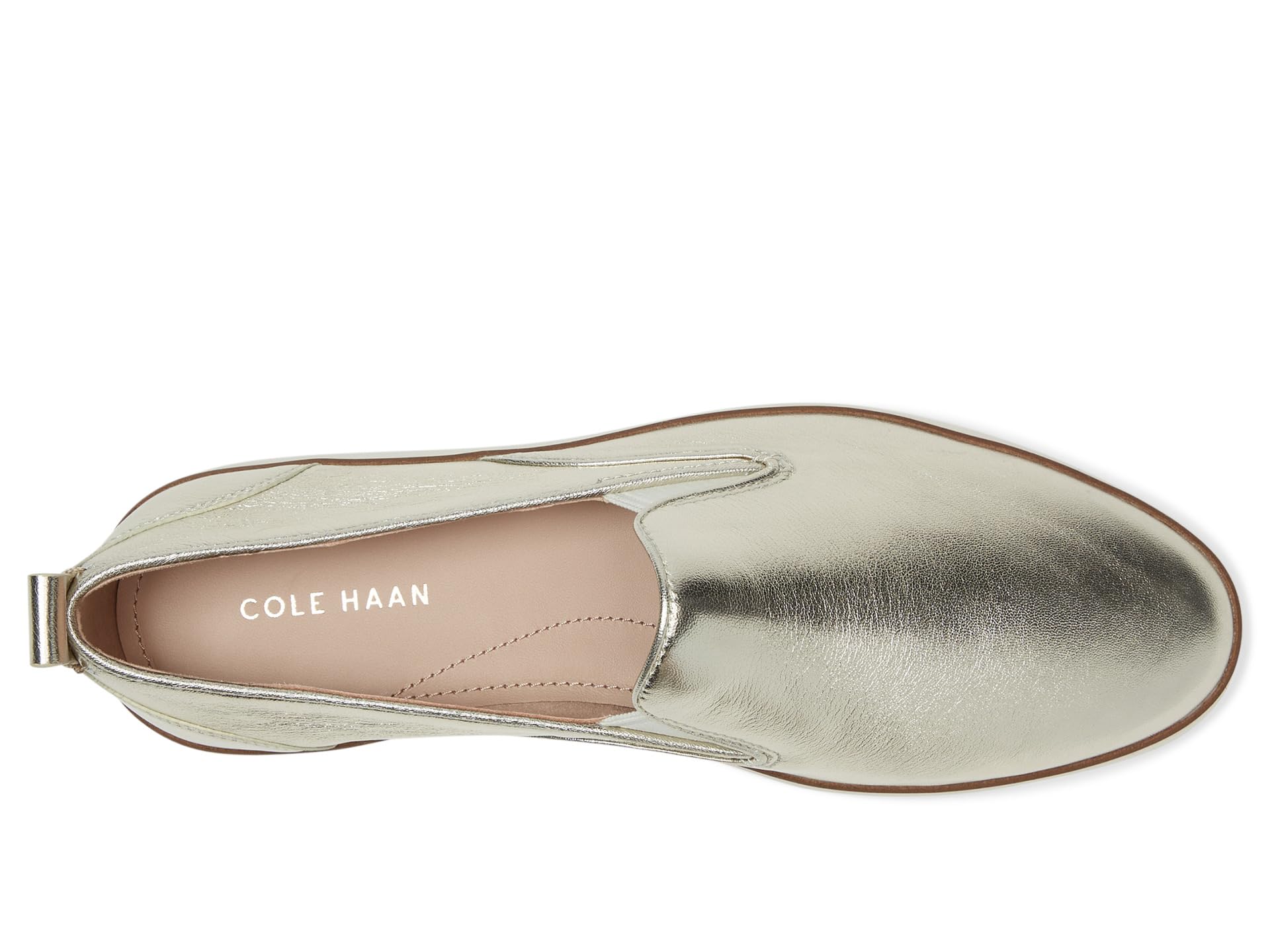 Лоферы Cole Haan Grand Ambition 2.0 Galena Loafers, цвет Soft Gold Leather — фото 2