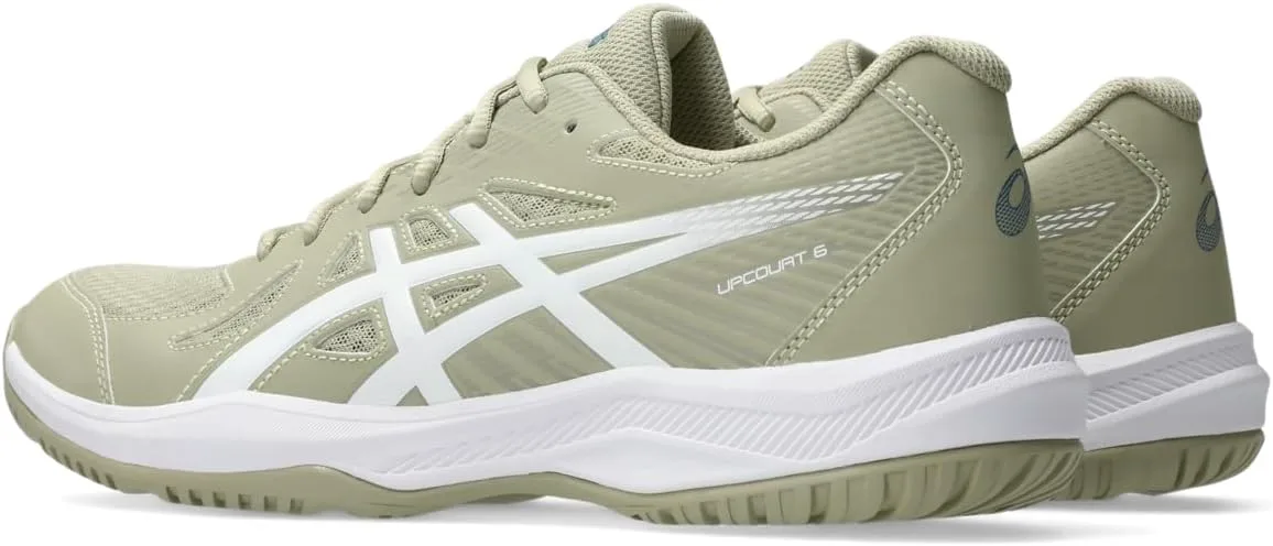 Волейбольные кроссовки Asics Men's Upcourt 6, хаки/белый — фото 4