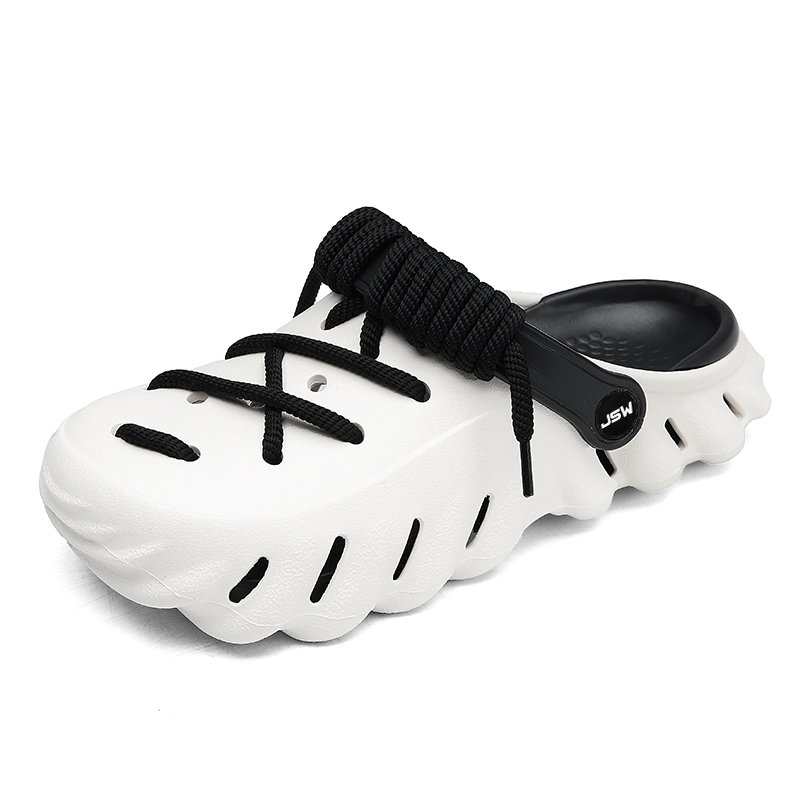 

JEANSWEST Клоги унисекс бело-черные, цвет White Black