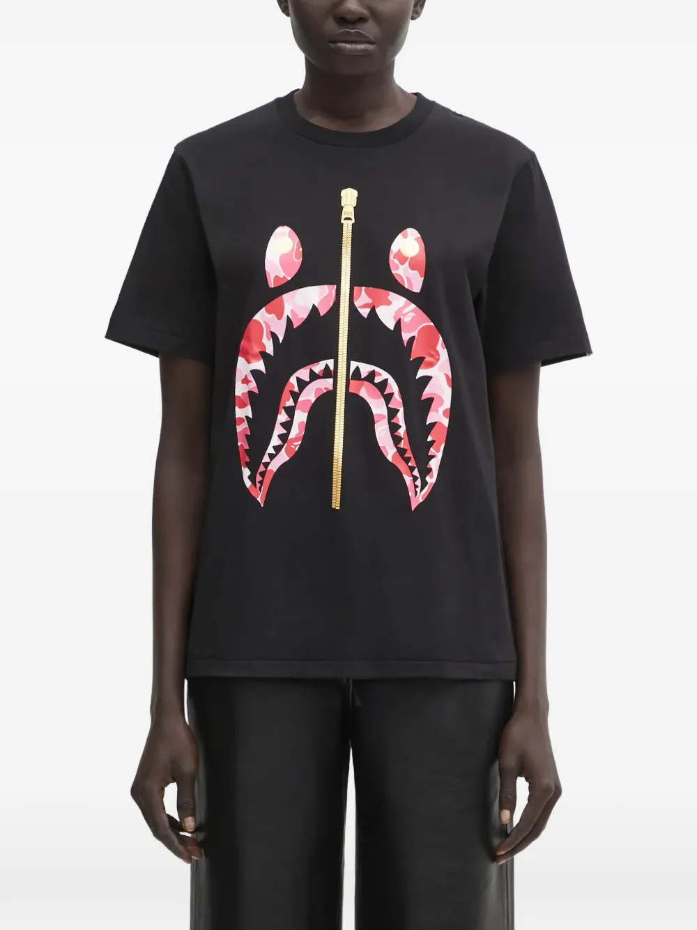 

Футболка с молнией A BATHING APE, черный