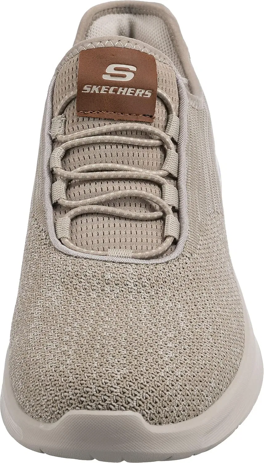 Мужские кроссовки Skechers Lattimore Coringa, Taupe Knitted Mesh — фото 3