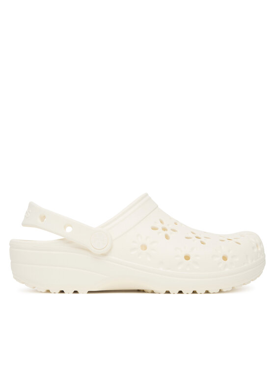 Пантолеты Classic Floral Cut-Out Clog 210927 Crocs, экрю