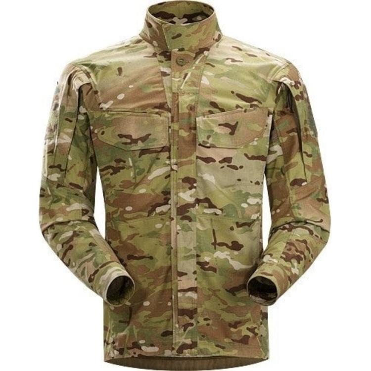 Футболка LEAF RECCE AR MULTICAM Unisex камуфляж Arcteryx, хаки/мультиколор — фото 3