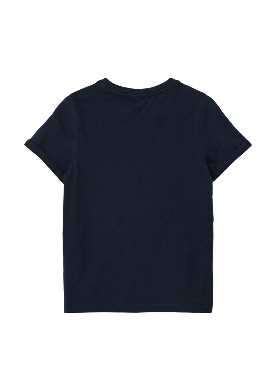 Футболка s.Oliver Shirt, темно-синий/светло-синий — фото 2