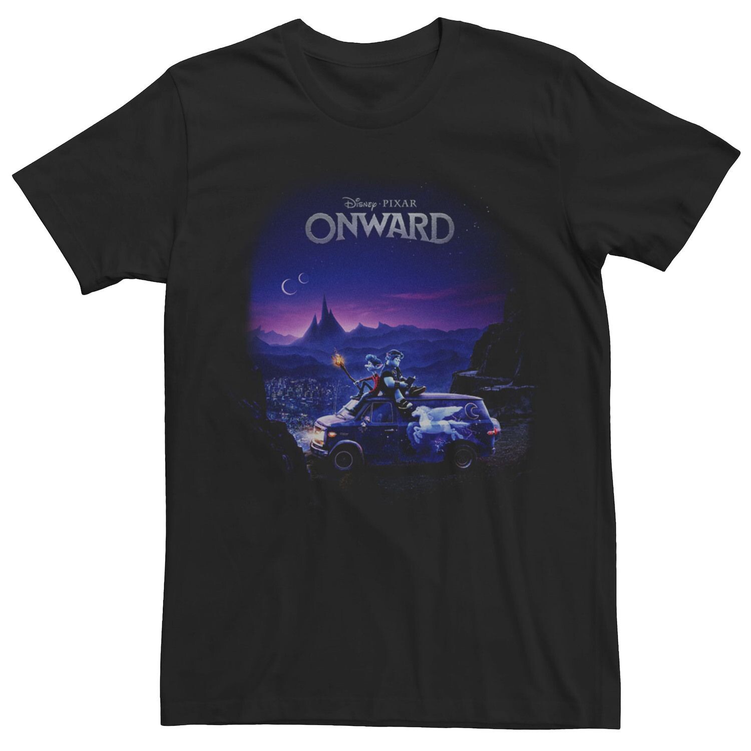 

Мужская футболка с плакатом Onward Fade Disney / Pixar