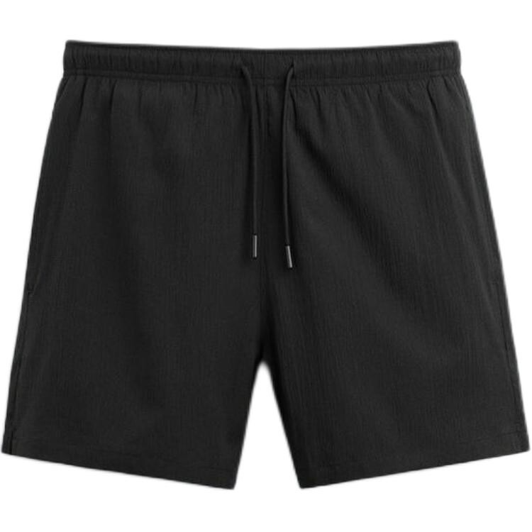 

Повседневные шорты мужские черные Zara, черный