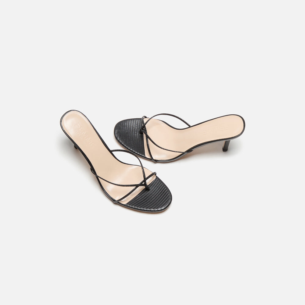 Туфли Femme LA Sicilian Slipper, цвет Noir — фото 4