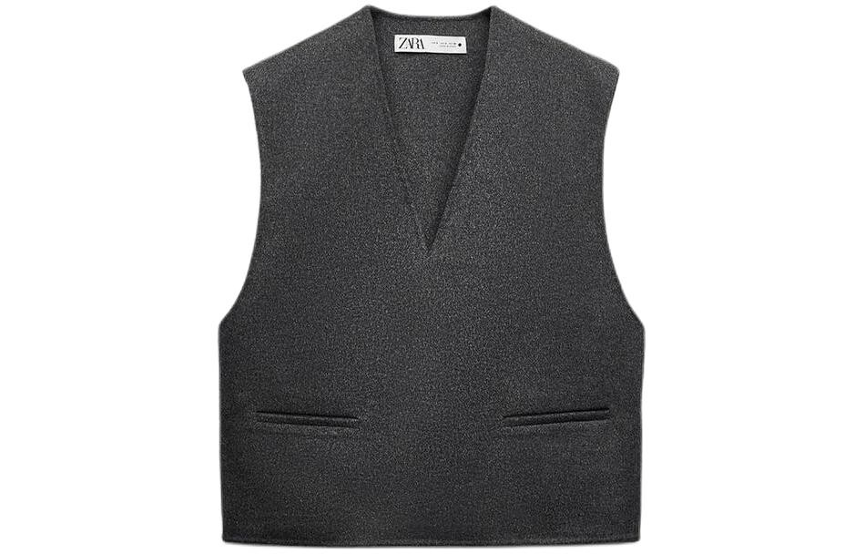 

Жилет женский угольно-серый Zara