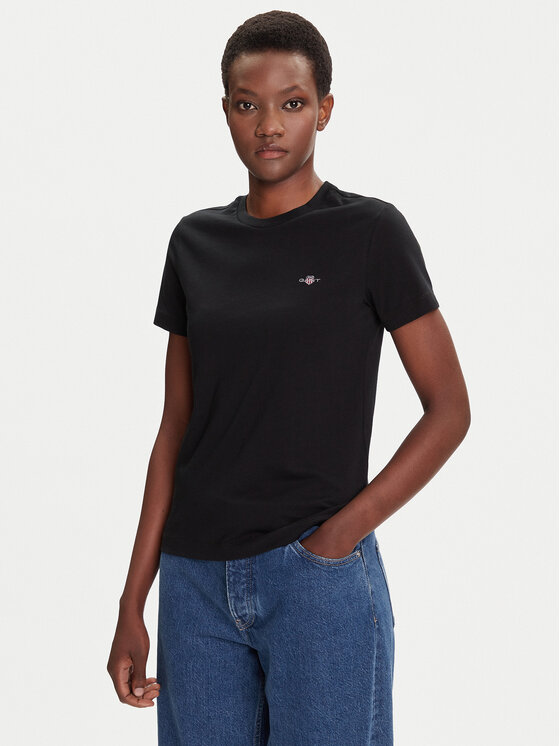 

Футболка regular fit Shield 4200200 Gant, чёрный