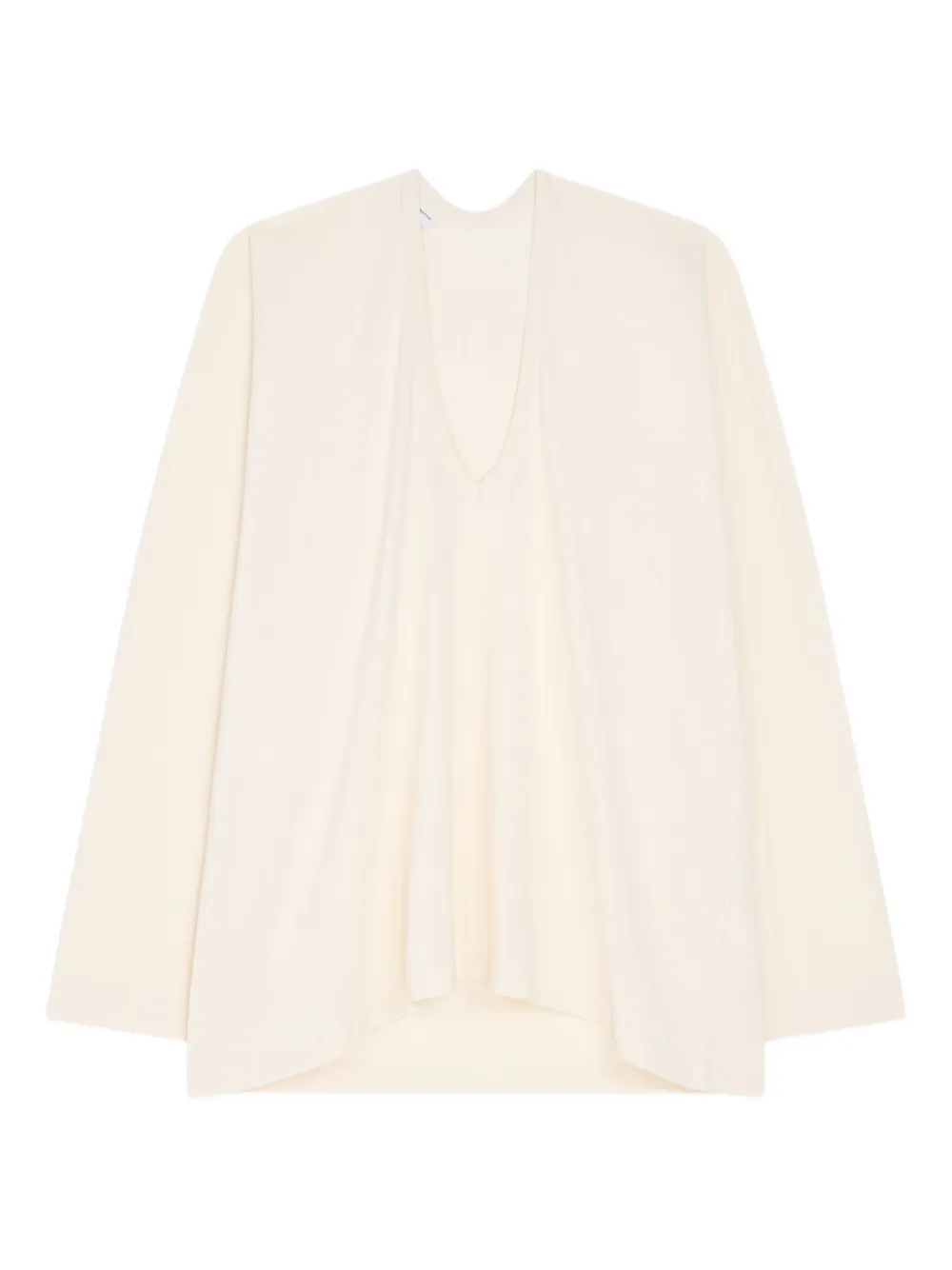 

Футболка с V-образным вырезом DRIES VAN NOTEN, нейтральный