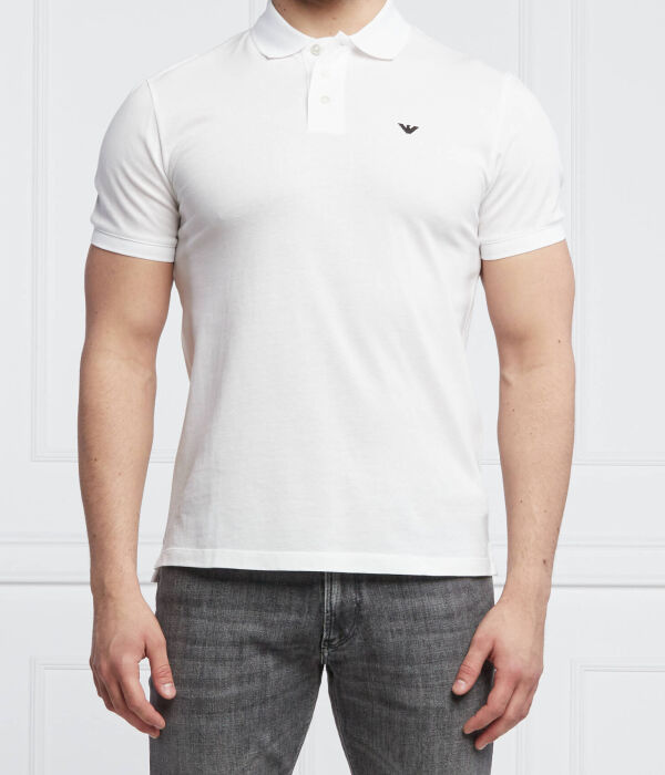 

Рубашка поло Regular fit Emporio Armani, белый
