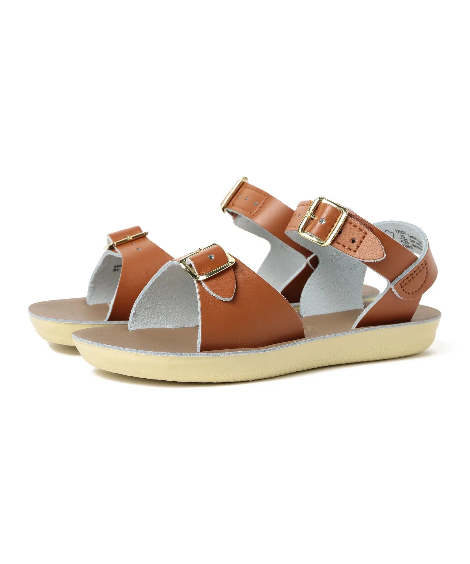 Детские кожаные сандалии SALT WATER SANDALS Surfer синие — фото 3