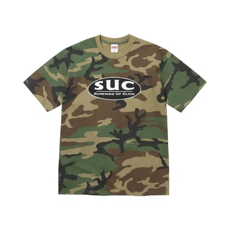 Футболка Supreme x Dj Screw Suc Tee, зеленый