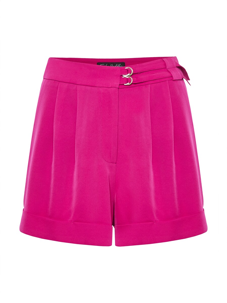 

Свободные брюки со складками спереди Funky Buddha, розовый