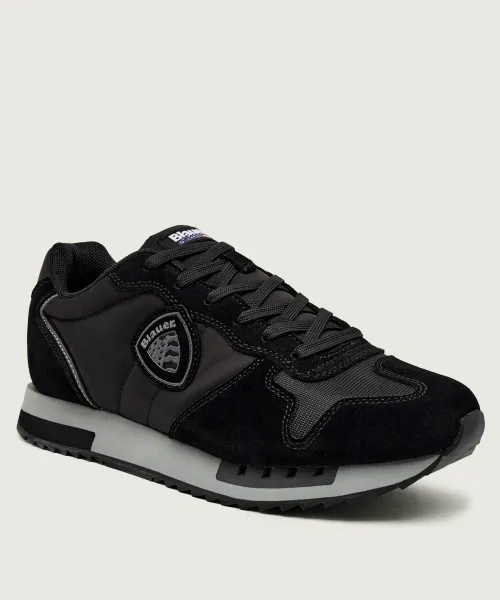 

Кожаные кроссовки Queens05 Blauer, черный