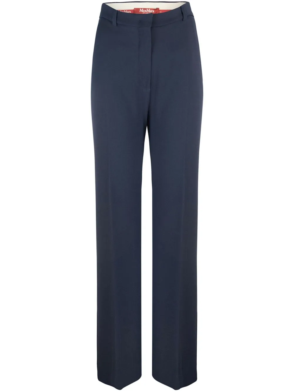 

Брюки из вирджинской шерсти MAX MARA, синий