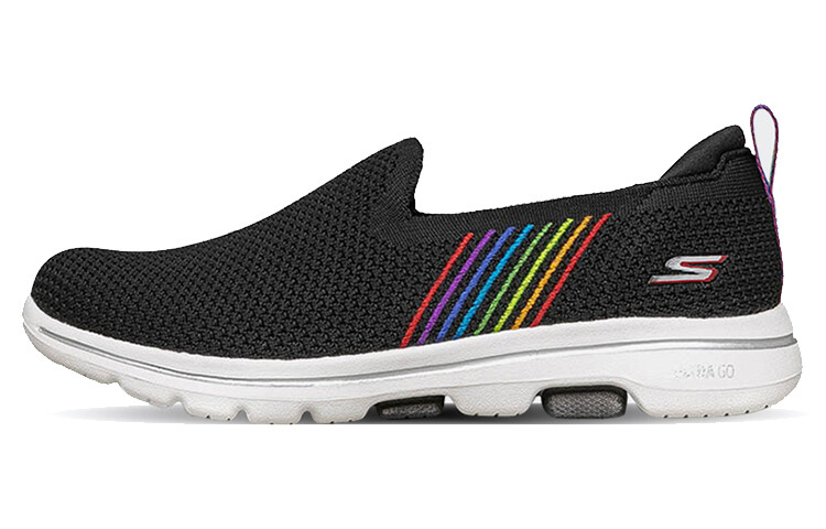 

Кроссовки Go Walk 5 Lifestyle женские с низким верхом черного цвета Skechers, Черный, Кроссовки Go Walk 5 Lifestyle женские с низким верхом черного цвета Skechers