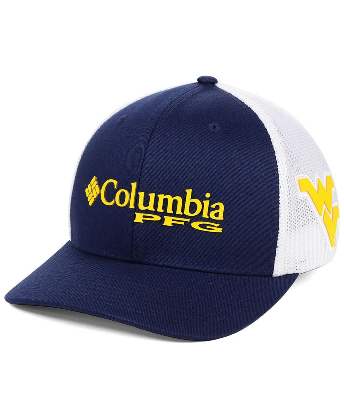 

Эластичная приталенная кепка West Virginia Mountaineers PFG Columbia