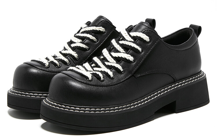 Туфли женские повседневные Women's Casual Shoes Women's Black Xb-Iter — фото 4