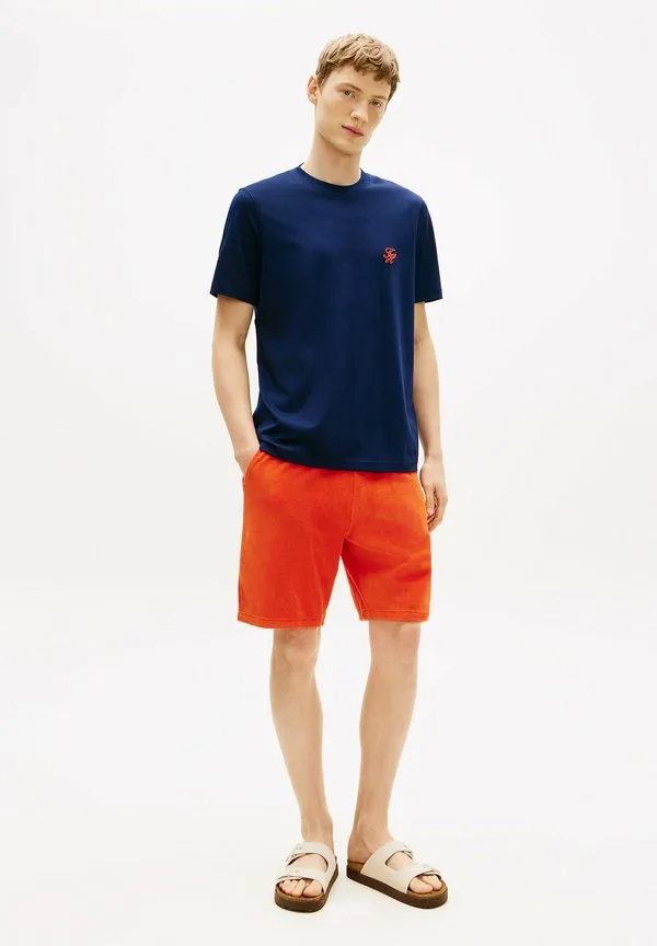 Футболка с монограммой script swimshop, базовая футболка Tommy Hilfiger, Carbon Navy — фото 2