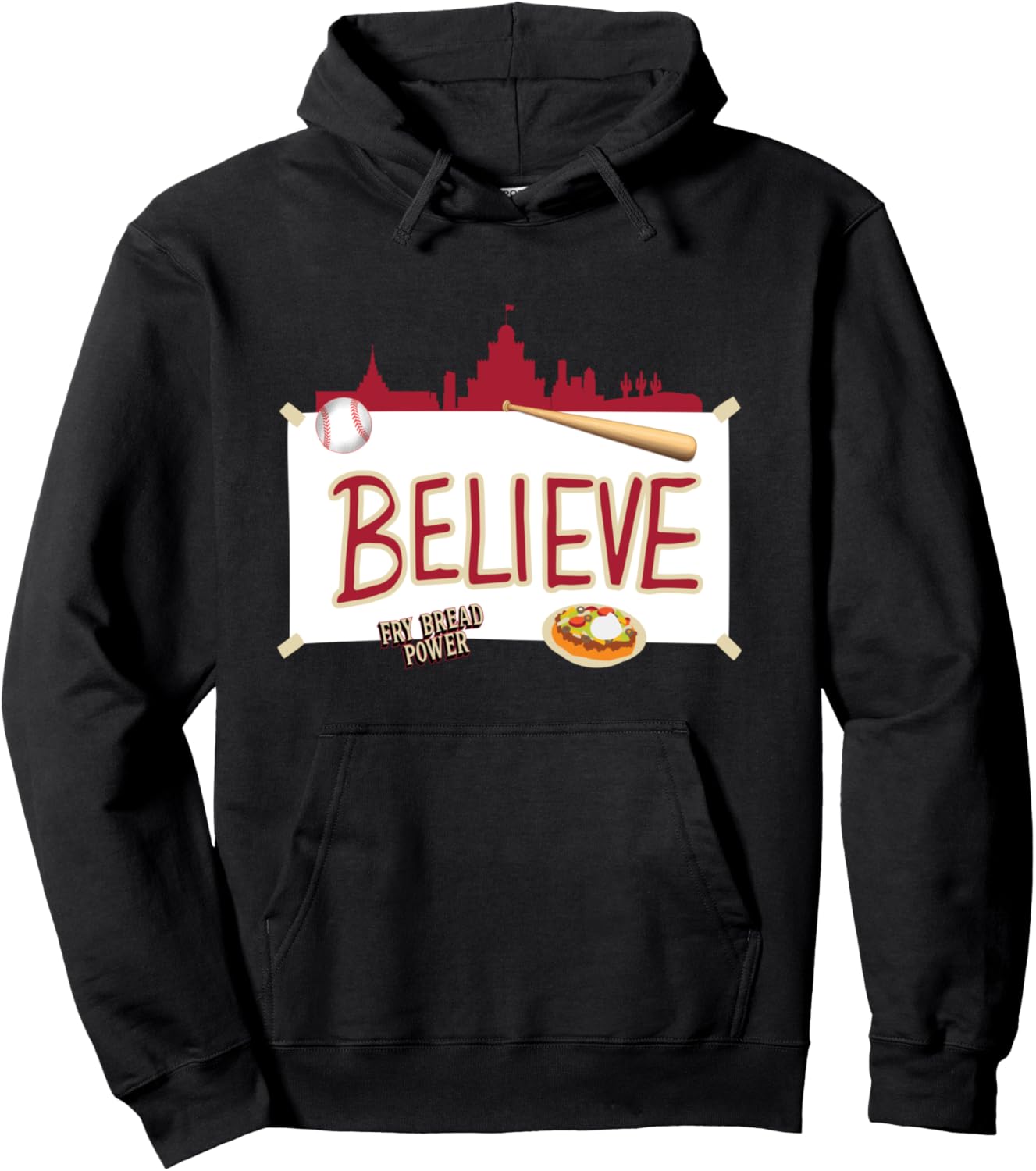 

Худи Arizona Baseball Believe Playoff Ryno Sports, черный