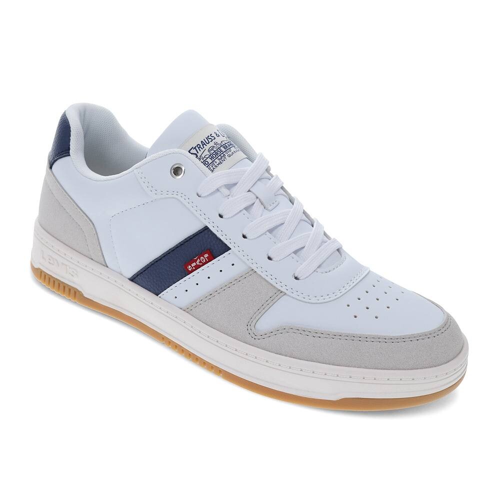 

Мужские низкие кроссовки Levi's Drive, цвет White Natural Vintage, Белый, Мужские низкие кроссовки Levi's Drive, цвет White Natural Vintage