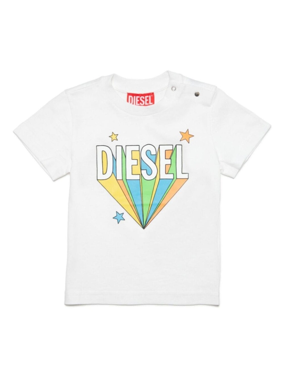 

Diesel футболка с принтом Diesel Prisma, белый