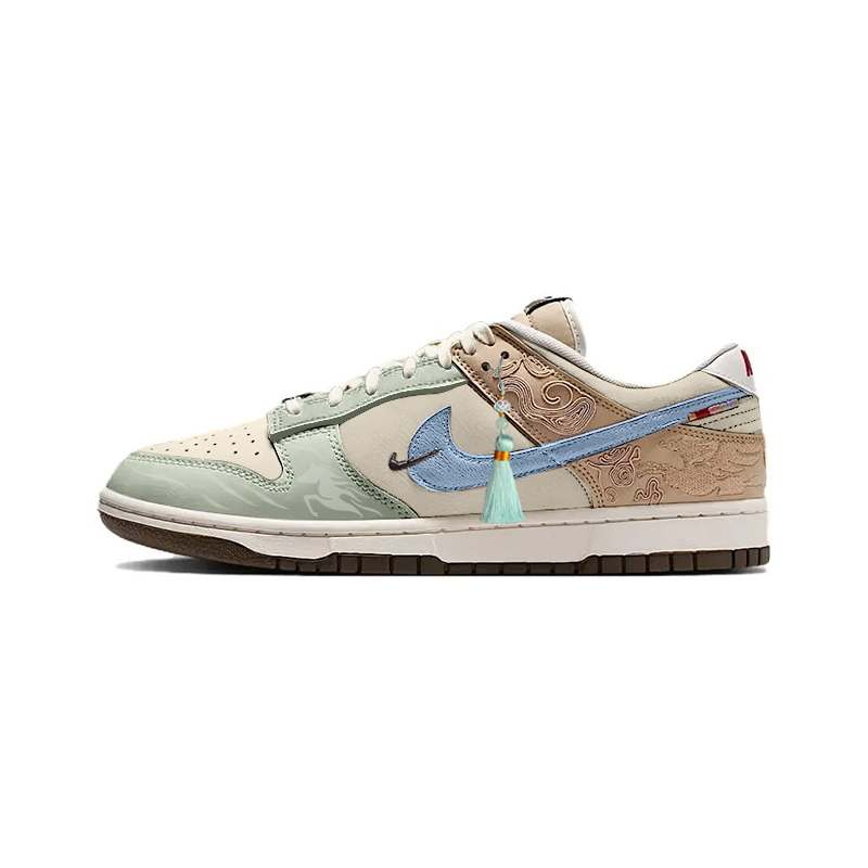 

Dunk Celadon Glaze Cloud Pattern, Premium Feel CNY Horse Year Limited, свежий, дизайн эстетичный, устойчивый к истиранию Nike, celadon glaze cloud pattern