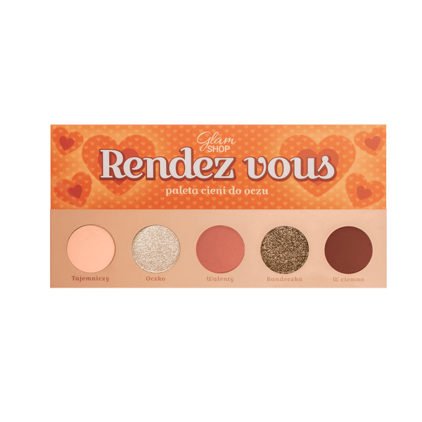 

Палитра теней Rendez vous, 7,2 г Glam Shop Walentynki