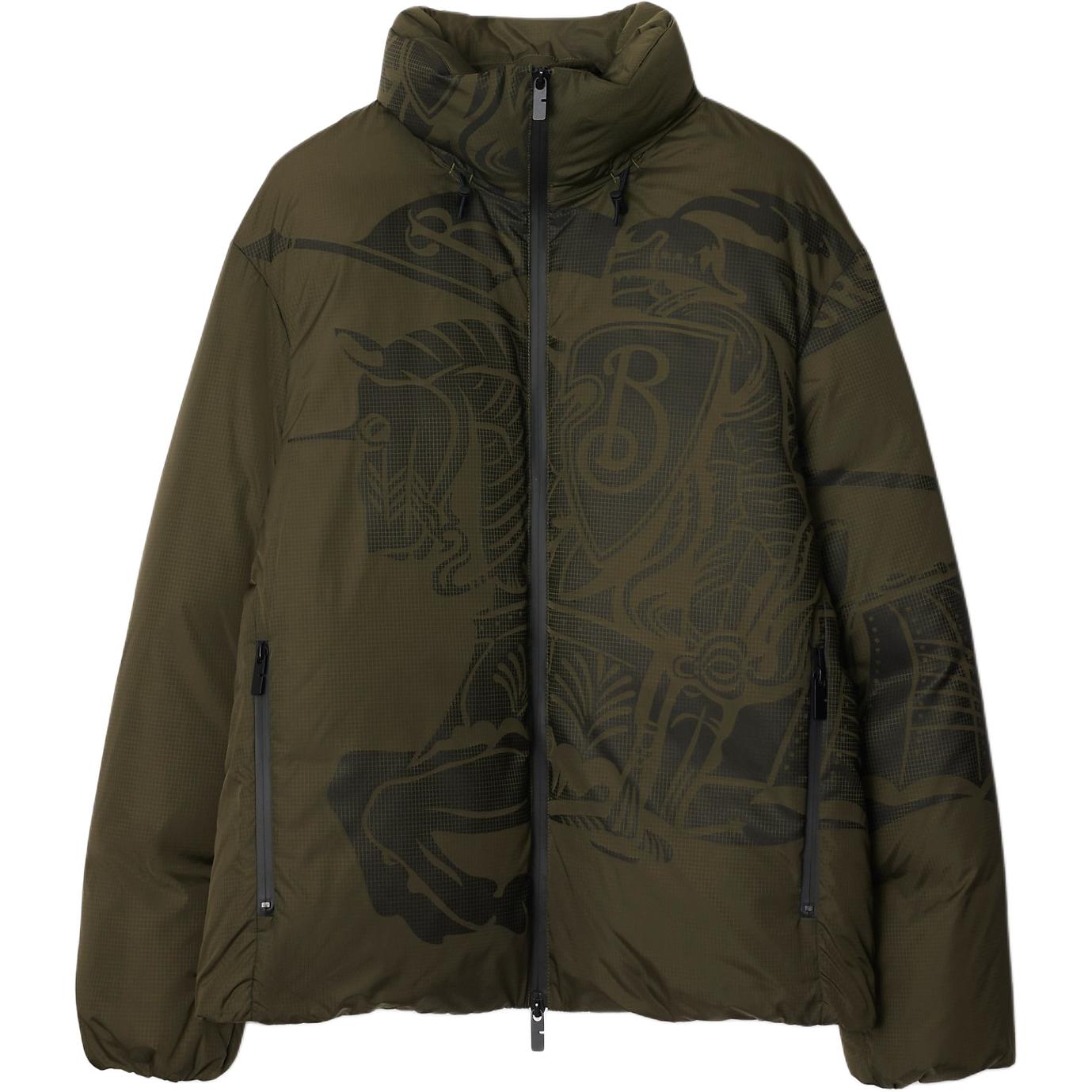 

Куртка-пуховик Ekd Burberry, зеленый