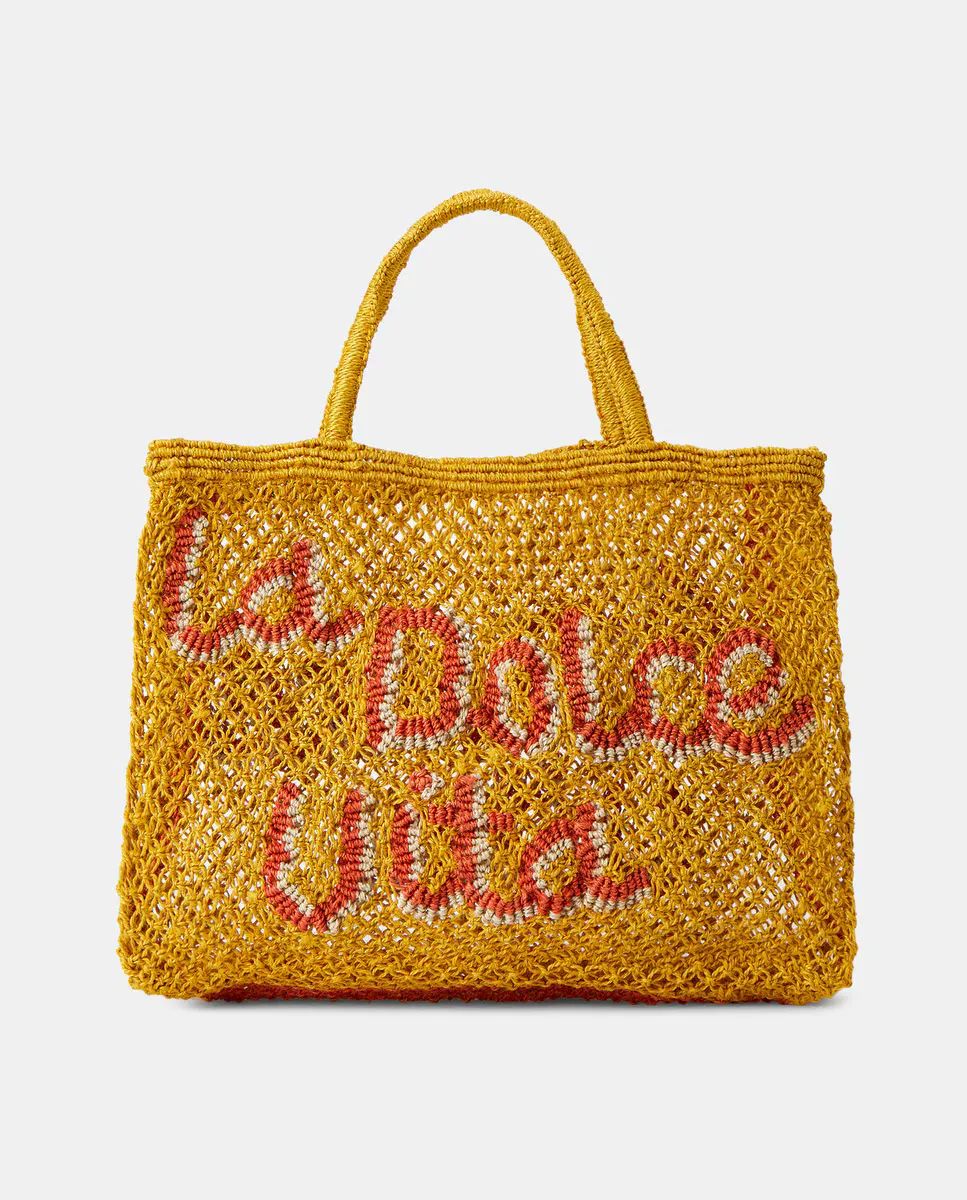 

Маленькая сумочка LA DOLCE VITA WORD BAG натурального цвета от The Jacksons, желтый
