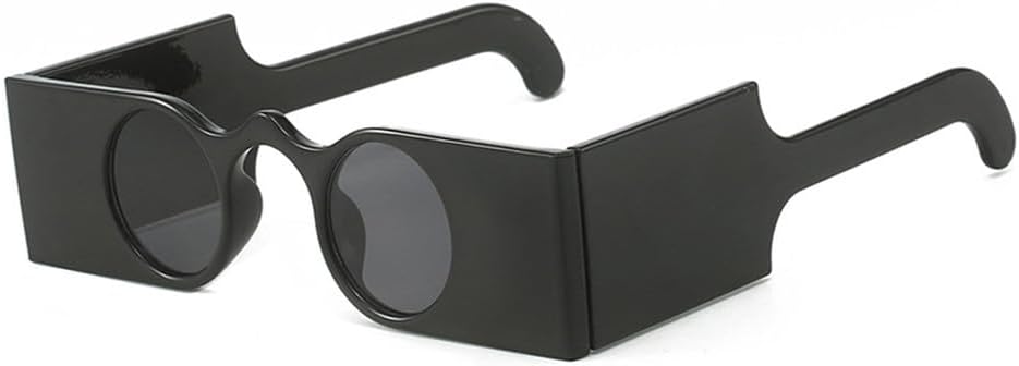 

Ретро уникальные квадратные женские солнцезащитные очки, модные, с маленькими круглыми линзами, защита от УФ-излучения UV400, женские очки с широкими дужками и леопардовым принтом WNCKSQ, Black Gray