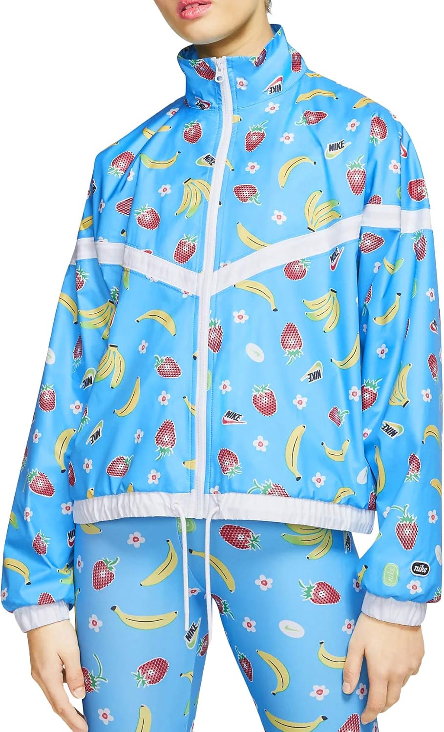 

Nike Эпическая женская тренировочная куртка для бега, Lt Current Blue/White