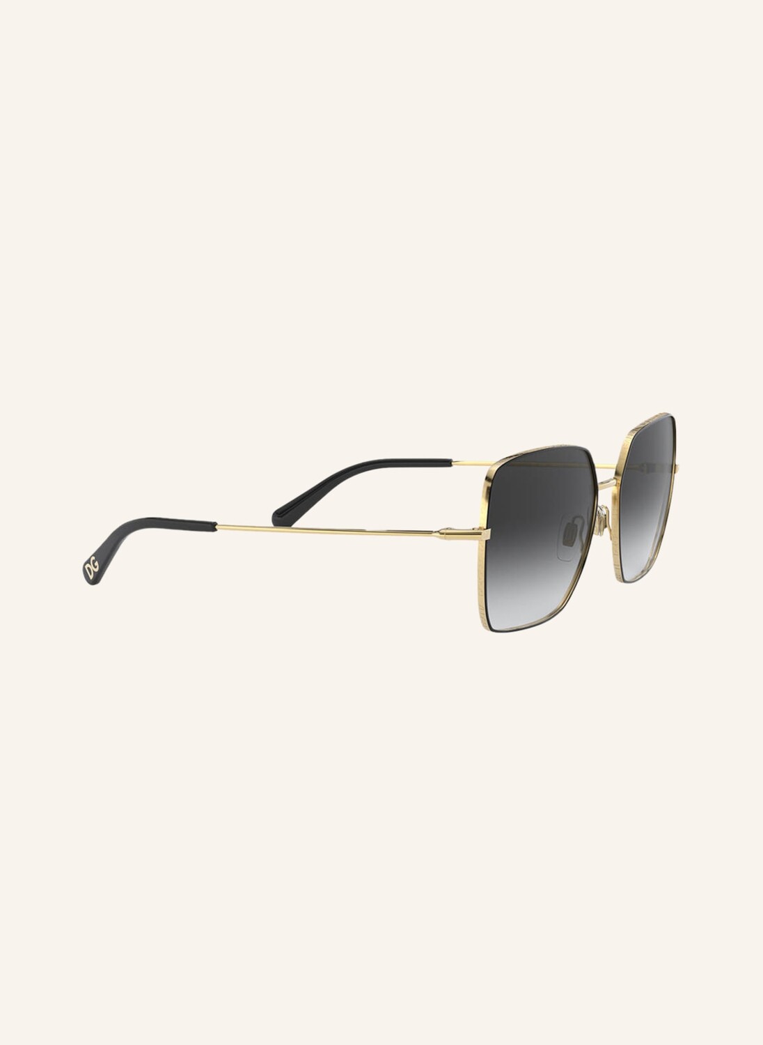 Солнцезащитные очки dg 2242 DOLCE & GABBANA, цвет 13348G - SCHWARZ/GOLD/GRAU VERLAUF — фото 3