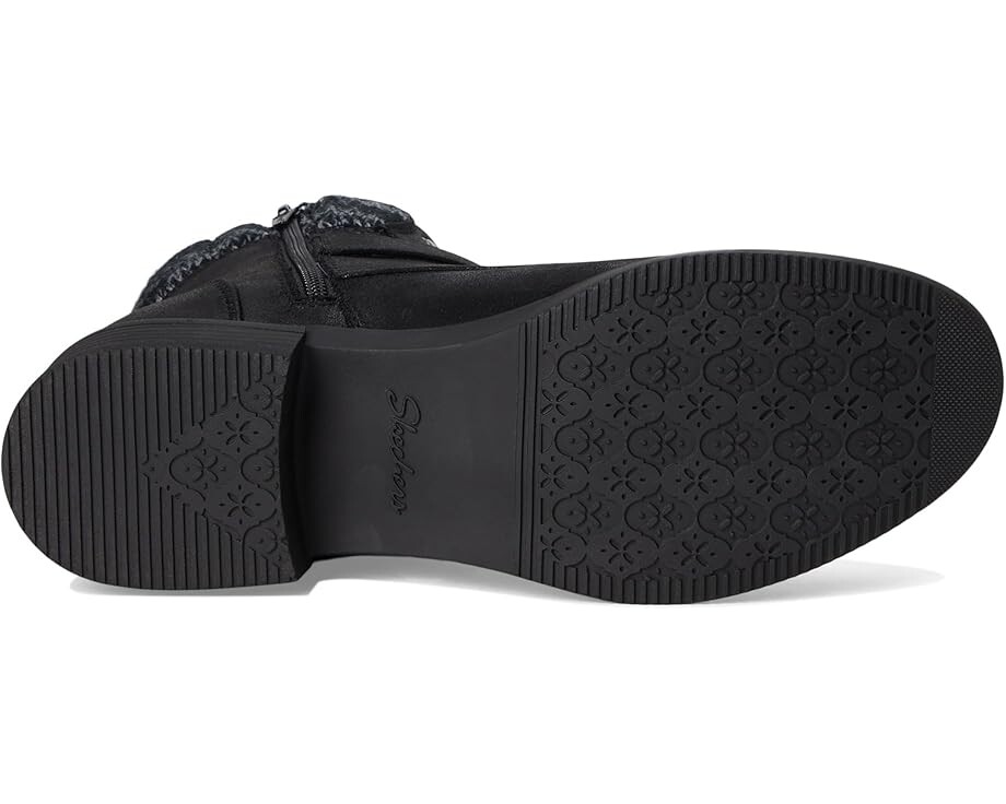 Ботинки женские SKECHERS Tenley из веганской кожи высокие, черный — фото 3