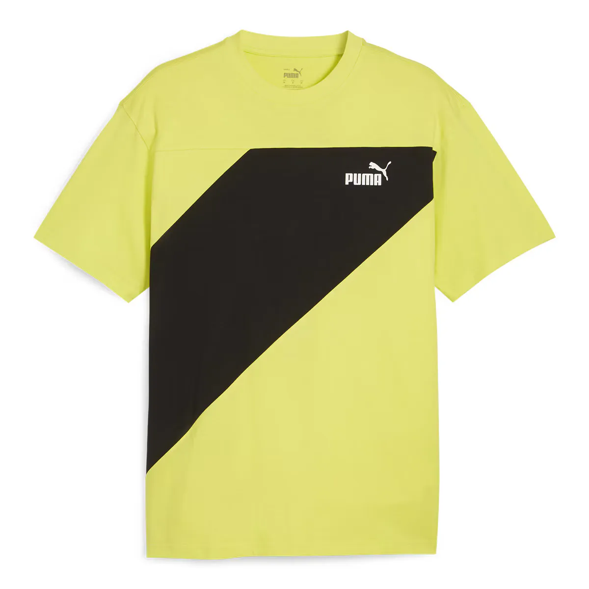 

Футболка мужская Puma Power Colorblock Tee, желтый