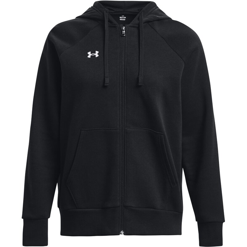 

Толстовка с капюшоном ua rival флис fz hoodie Under Armour, черный