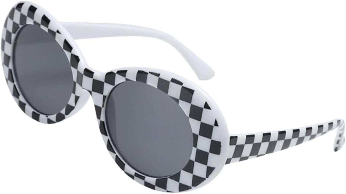 

Овальные солнцезащитные очки для женщин в винтажном стиле, унисекс, удобная посадка с носовыми упорами, летний аксессуар для активного отдыха на природе, легкие FOMIYES, Multi sunglasses for summer -Size: 14