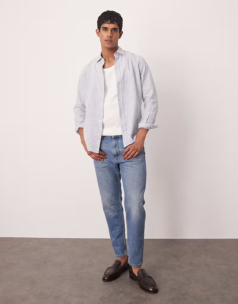 

Джинсы Mango Sammy slim fit средне-синего цвета